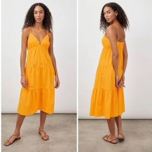 Rails poplin midi dress